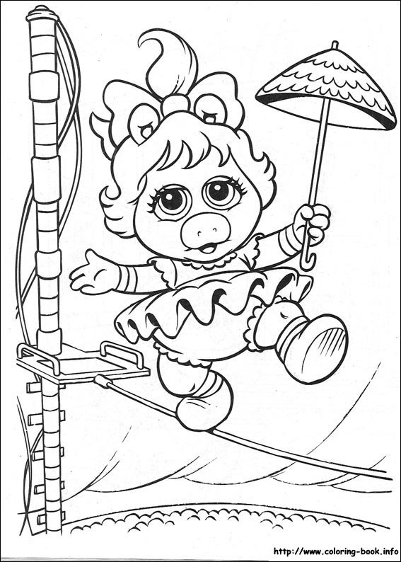 Muppet Babies coloring picture